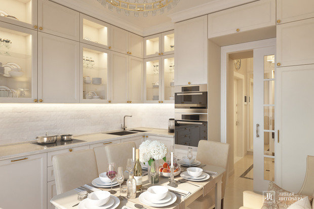 Фото из портфолио Квартира современная классика – фотографии дизайна интерьеров на INMYROOM