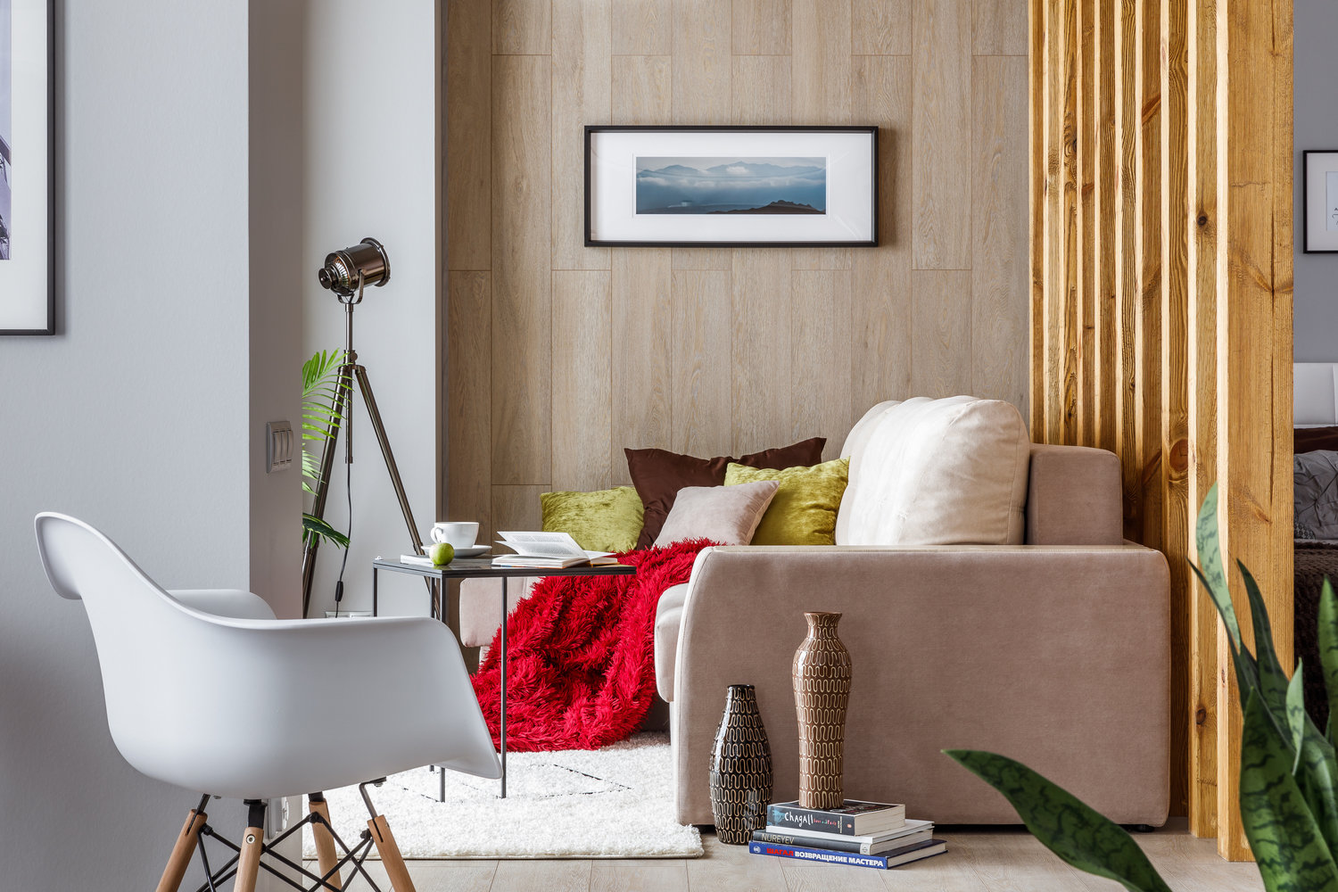 Фотография: Гостиная в стиле Современный, Квартира, Студия, Проект недели, Краснодар, Монолитный дом, 60-90 метров, Ксения Лысенко – фото на INMYROOM Фотография: Гостиная в стиле Современный, Квартира, Студия, Проект недели, Краснодар, Монолитный дом, 60-90 метров, Ксения Лысенко – фото на INMYROOM