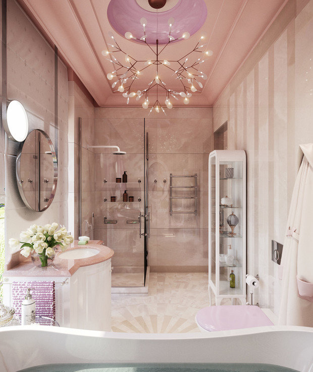 Фото из портфолио Розовое облако – фотографии дизайна интерьеров на INMYROOM