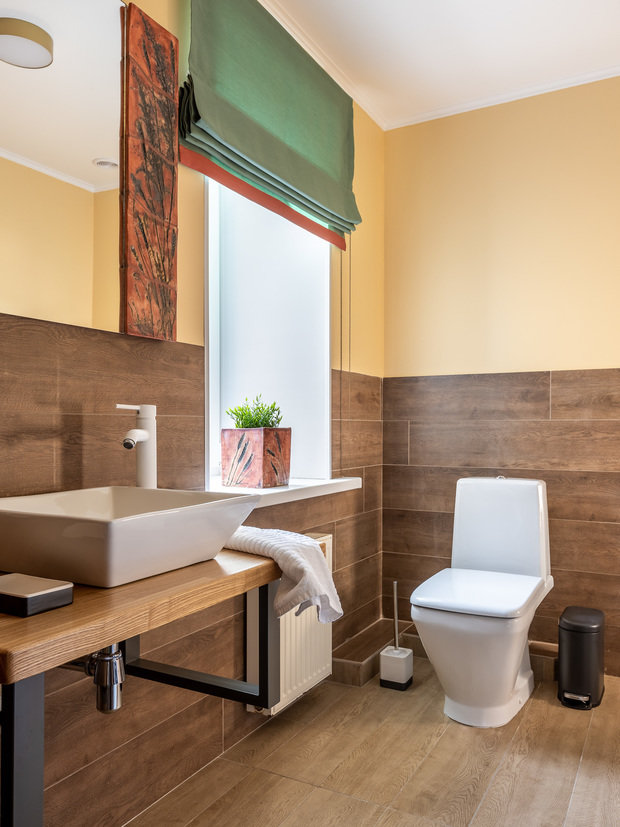 Фотография: Ванная в стиле Современный, Прованс и Кантри, Дом, Проект недели, Дача, Дом и дача, 4 и больше, Более 90 метров, Самарская область, Ольга Бикбова – фото на INMYROOM