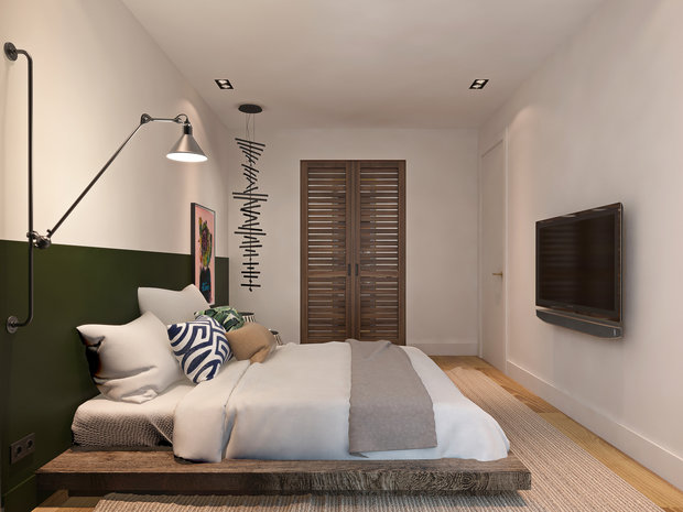 Фотография: Спальня в стиле Скандинавский, Эко – фото на INMYROOM