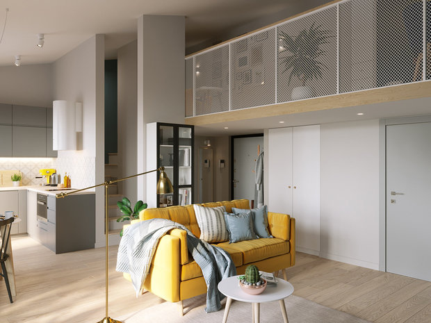 Фото из портфолио 2-х уровневая квартира_СПБ – фотографии дизайна интерьеров на INMYROOM