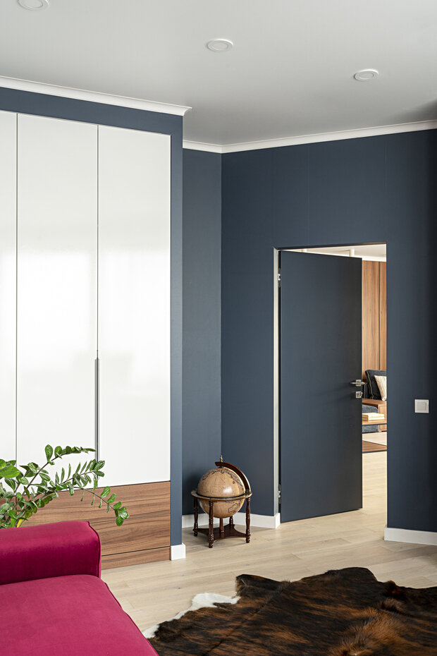 Фотография: Кабинет в стиле Современный, Минимализм, Квартира, Проект недели, Казань, 4 и больше, Более 90 метров, Averinastudio, Ксения Аверина – фото на INMYROOM