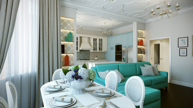 Фото из портфолио 4-комнатная квартира в Очаково – фотографии дизайна интерьеров на INMYROOM