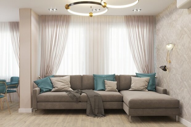 Фото из портфолио Квартира 80 м2 – фотографии дизайна интерьеров на INMYROOM