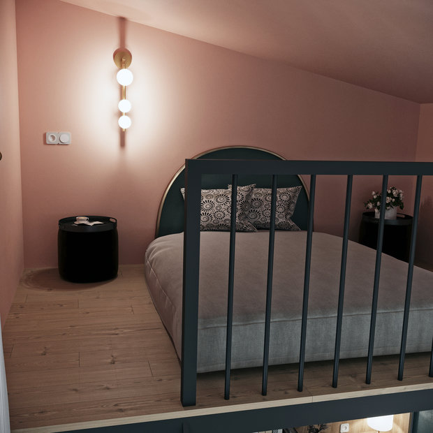 Фотография: Спальня в стиле Современный, Эклектика, Квартира, Проект недели, Минск, 4 и больше, Более 90 метров, Наталья Добродеева – фото на INMYROOM