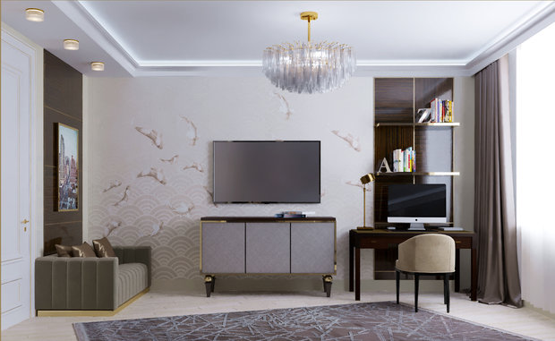 Фото из портфолио Неоклассика. – фотографии дизайна интерьеров на INMYROOM
