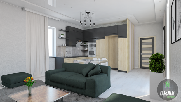 Фото из портфолио Квартира для молодой семьи  – фотографии дизайна интерьеров на INMYROOM