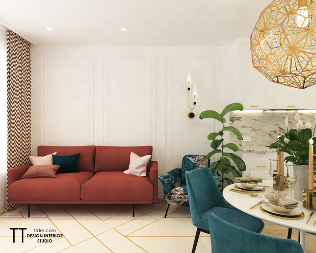 Фото из портфолио 3кк Москва – фотографии дизайна интерьеров на INMYROOM