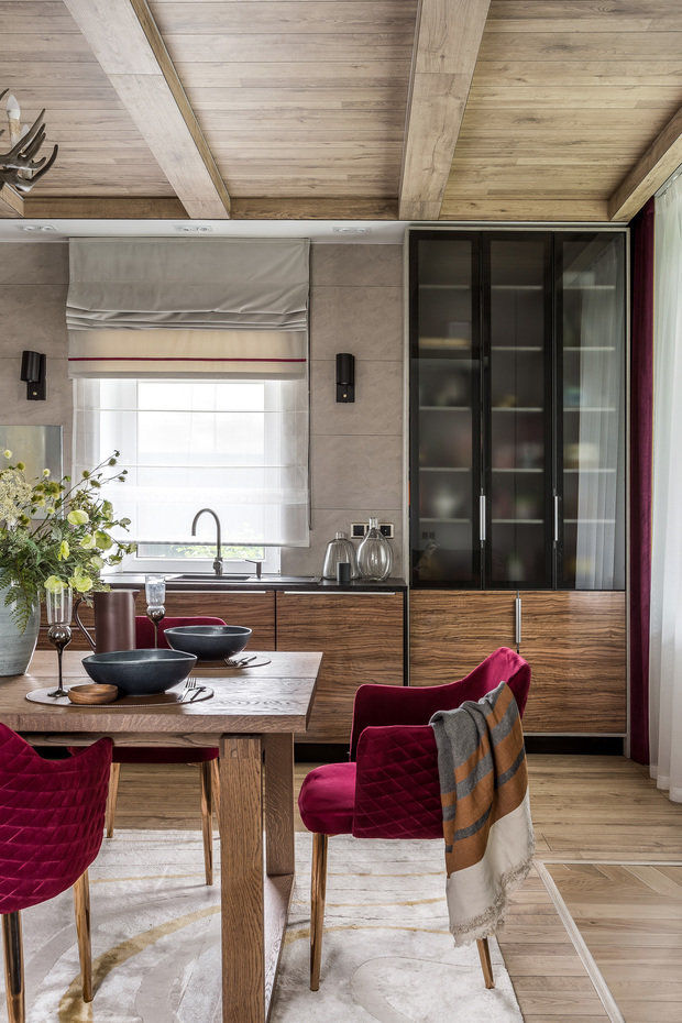Фотография: Кухня и столовая в стиле Современный, Эклектика, Проект дня, Дача, Дом и дача, Самара, 3 комнаты, 60-90 метров, Мария Карпова, Ольга Борисова – фото на INMYROOM