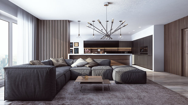 Фото из портфолио Апартаменты для молодой пары – фотографии дизайна интерьеров на INMYROOM