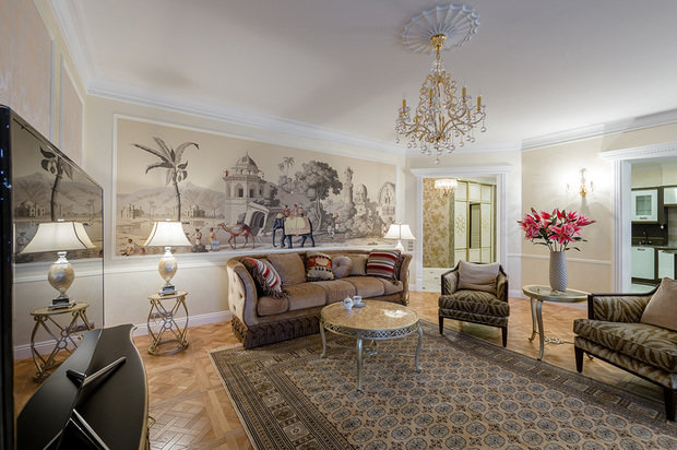 Фото из портфолио Квартира в Москве 166 кв. м. – фотографии дизайна интерьеров на INMYROOM