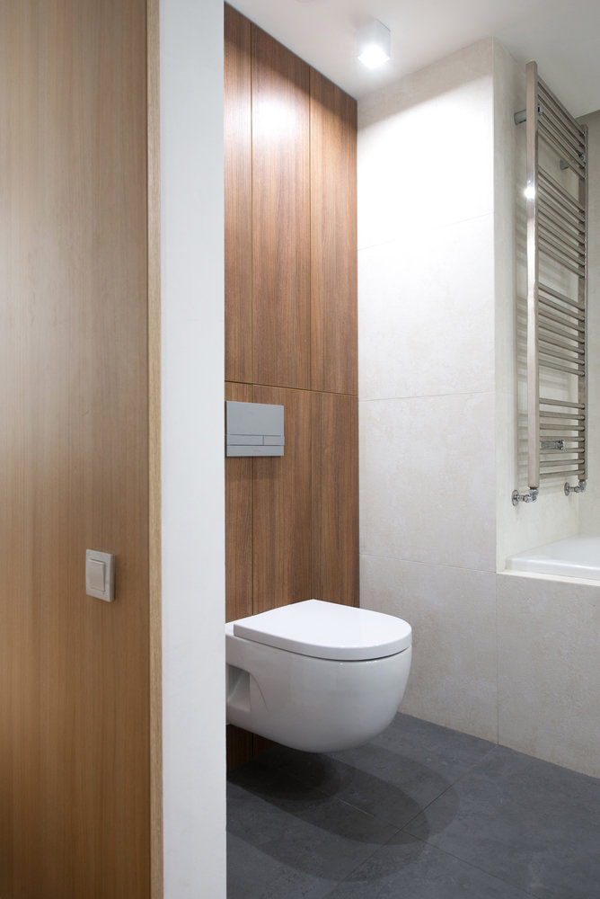 Фотография: в стиле , Квартира, Студия, Белый, Минимализм, Проект недели, Бежевый, Киев, Lugerin Architects, новостройка, Монолитный дом, 40-60 метров – фото на INMYROOM