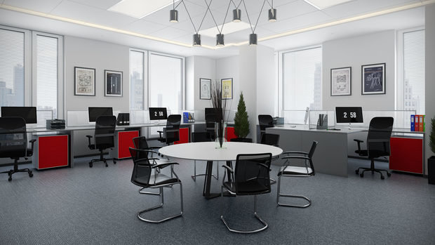 Фото из портфолио Офис "Группы Кронштадт" – фотографии дизайна интерьеров на INMYROOM