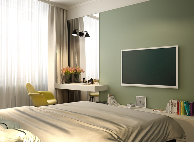 Фотография: Спальня в стиле Современный, Квартира, Проект недели, Анастасия Туганова – фото на INMYROOM