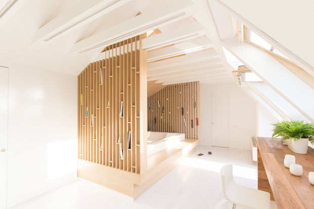 Фотография: Гостиная в стиле Лофт, IKEA, Мансарда – фото на INMYROOM