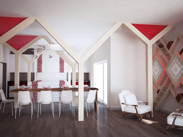 Фото из портфолио Вышиванка – фотографии дизайна интерьеров на INMYROOM