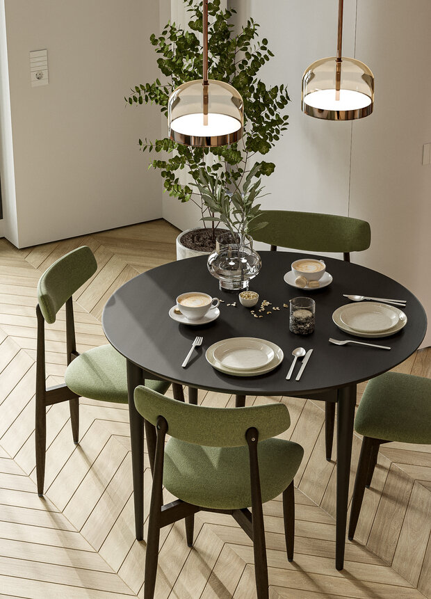 Фотография: Кухня и столовая в стиле Современный, Квартира, Проект недели, Санкт-Петербург, 2 комнаты, 60-90 метров, Студия дизайна Максимаджи – фото на INMYROOM