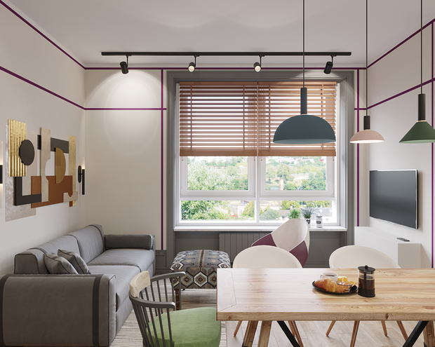 Фото из портфолио Проект квартиры в ЖК "Символ" – фотографии дизайна интерьеров на INMYROOM