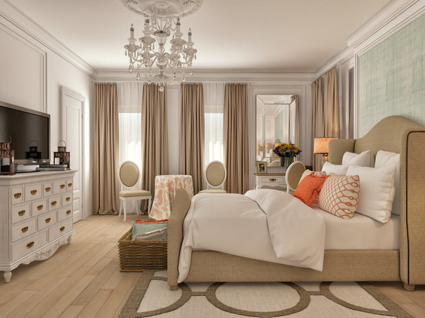 Фото из портфолио Неоклассика – фотографии дизайна интерьеров на INMYROOM