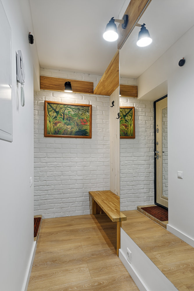 Фотография: Прихожая в стиле Скандинавский, Современный, Квартира, Проект недели, Московская область, 2 комнаты, 40-60 метров, Солнечногорск – фото на INMYROOM Фотография: Прихожая в стиле Скандинавский, Современный, Квартира, Проект недели, Московская область, 2 комнаты, 40-60 метров, Солнечногорск – фото на INMYROOM