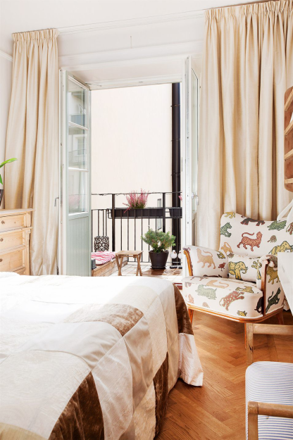 Фотография: Спальня в стиле Прованс и Кантри, Скандинавский, Малогабаритная квартира, Квартира, Дома и квартиры, Стокгольм – фото на INMYROOM