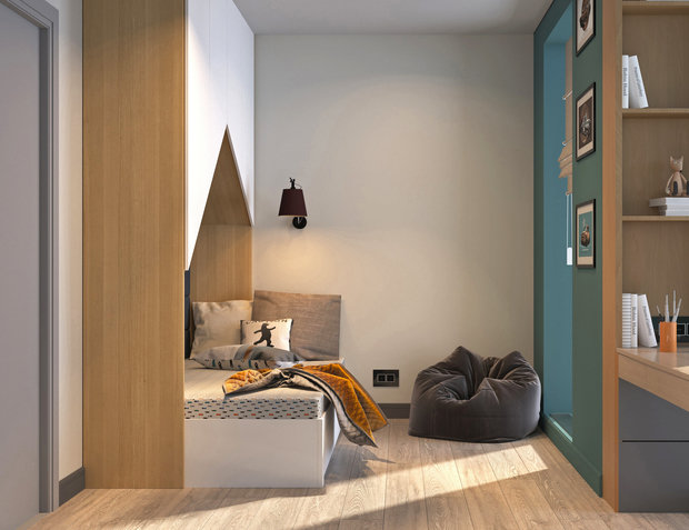 Фото из портфолио Дизайн-проект таунхауса в коттеджном поселке "Парк Апрель", Москва – фотографии дизайна интерьеров на INMYROOM