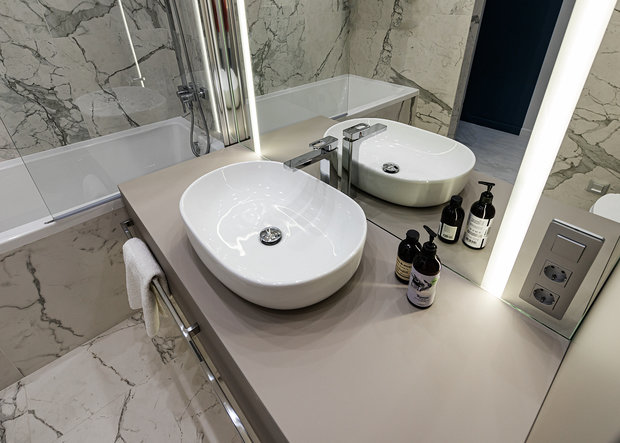 Фотография: Ванная в стиле Современный, Минимализм, Скандинавский, Квартира, Проект недели, Ростов-на-Дону, 4 и больше, Более 90 метров, L.I.S.T., Ирина Власова – фото на INMYROOM