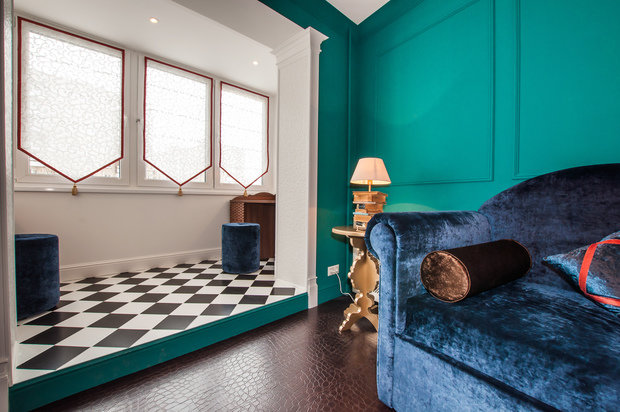 Фото из портфолио Сложная треуголная комната – фотографии дизайна интерьеров на INMYROOM