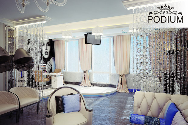 Фото из портфолио Салон красоты в гламурном стиле – фотографии дизайна интерьеров на INMYROOM