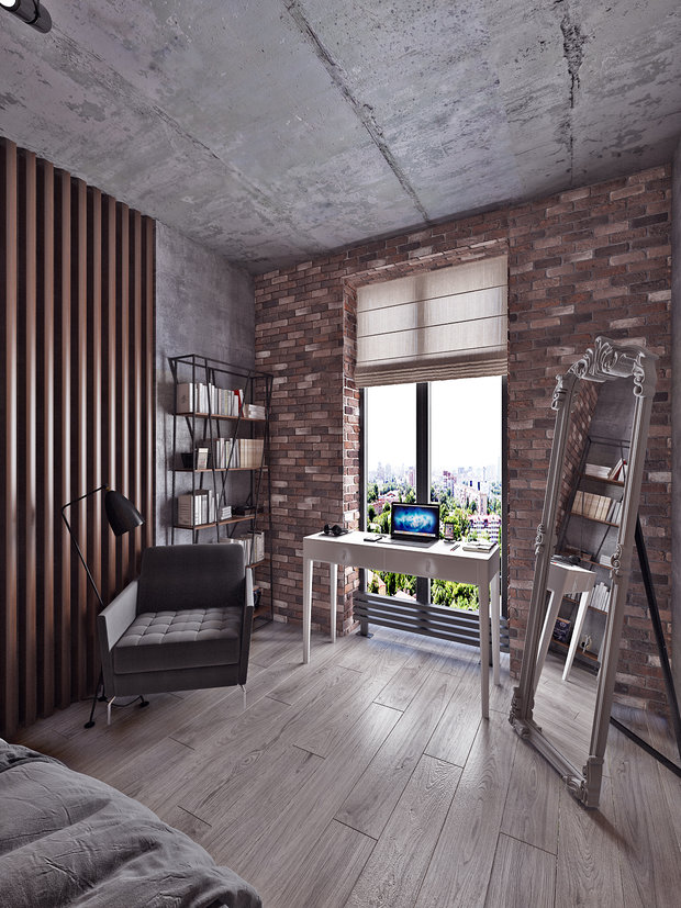 Фото из портфолио Кирпич в интерьере. Лофт  – фотографии дизайна интерьеров на INMYROOM
