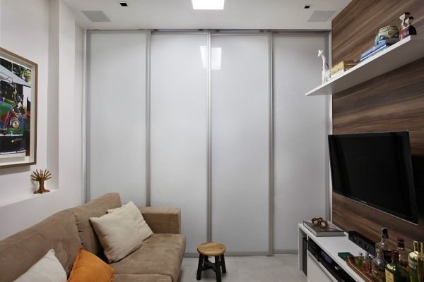 Фотография: Спальня в стиле Современный, Малогабаритная квартира, Квартира, Дома и квартиры – фото на INMYROOM