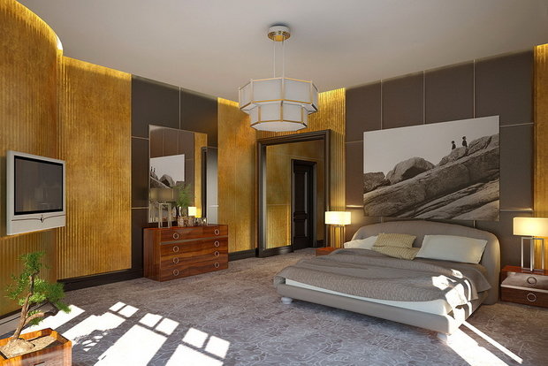 Фото из портфолио Спальни в стиле артдеко. – фотографии дизайна интерьеров на INMYROOM