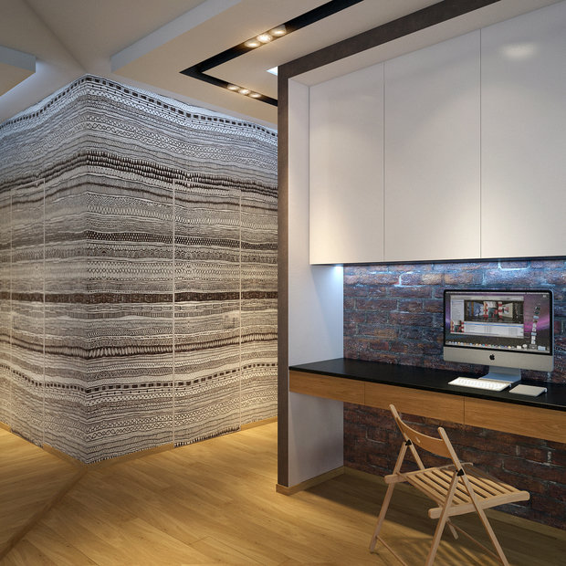 Фото из портфолио Дизайн квартиры-студии – фотографии дизайна интерьеров на INMYROOM