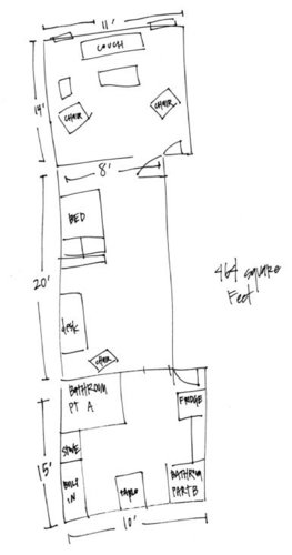 Фотография: Гостиная в стиле Прованс и Кантри, Малогабаритная квартира, Квартира, Цвет в интерьере, Дома и квартиры, Стены, Нью-Йорк, Системы хранения, Квартиры – фото на INMYROOM Фотография: Гостиная в стиле Прованс и Кантри, Малогабаритная квартира, Квартира, Цвет в интерьере, Дома и квартиры, Стены, Нью-Йорк, Системы хранения, Квартиры – фото на INMYROOM