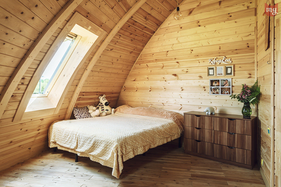 Фотография: Детская в стиле Эко, Прованс и Кантри, Современный, Дом, Россия, Проект недели, Дом и дача, Герой InMyRoom, деревянный дом, Королев, каркасный дом, Скайдом.рф, Скайдом – фото на INMYROOM