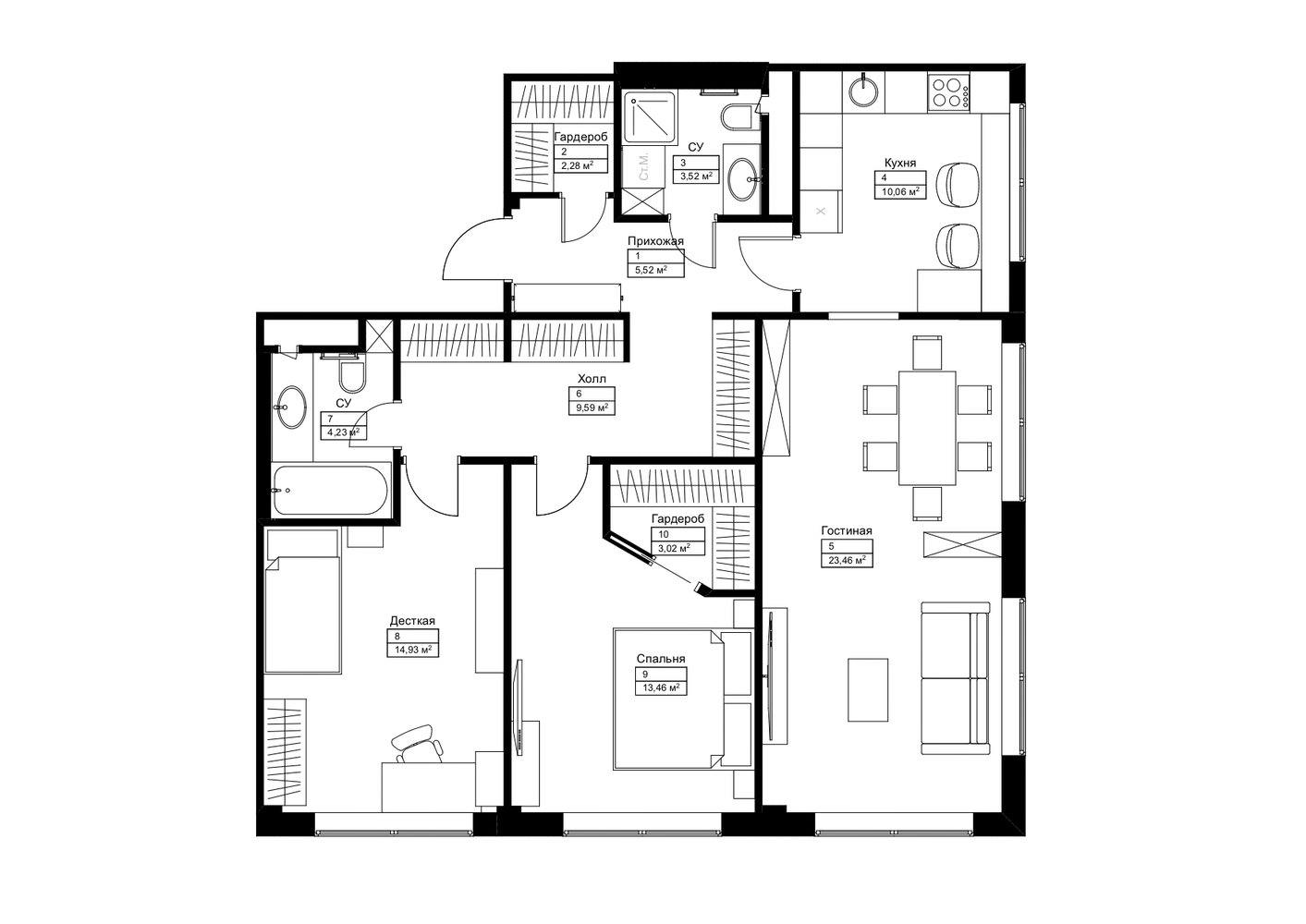 Фотография: Планировки в стиле , Современный, Квартира, Проект недели, Москва, Евгения Матвеенко, FlatsDesign, 3 комнаты, Более 90 метров – фото на INMYROOM Фотография: Планировки в стиле , Современный, Квартира, Проект недели, Москва, Евгения Матвеенко, FlatsDesign, 3 комнаты, Более 90 метров – фото на INMYROOM