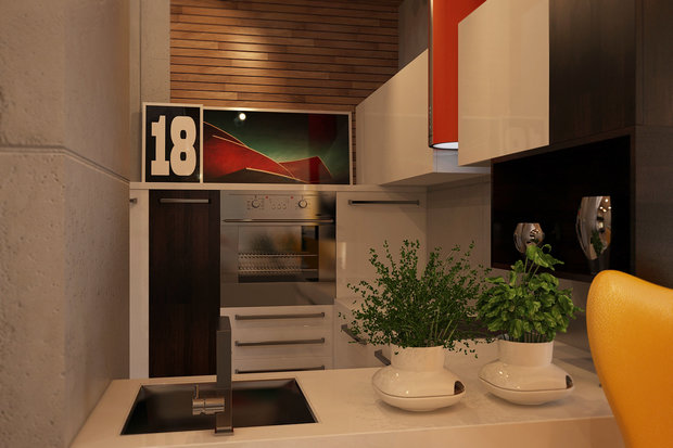 Фото из портфолио Квартира молодого художника – фотографии дизайна интерьеров на INMYROOM