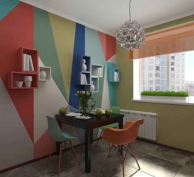 Фото из портфолио Квартира по мотивам картины Ван Гога. Можайское шоссе  – фотографии дизайна интерьеров на INMYROOM