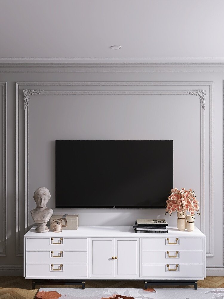 Фото из портфолио Гостиная-столовая неоклассика – фотографии дизайна интерьеров на INMYROOM Фото из портфолио Гостиная-столовая неоклассика – фотографии дизайна интерьеров на INMYROOM