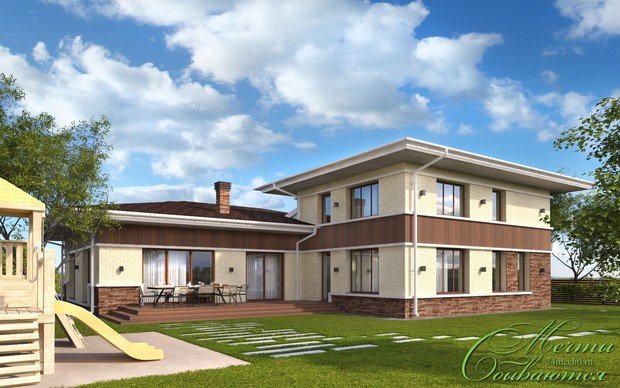 Фото из портфолио Современный дом "на вырост" – фотографии дизайна интерьеров на INMYROOM