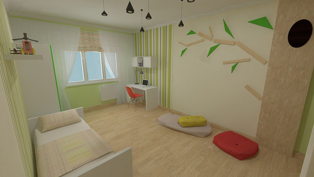 Фото из портфолио г. Пермь, ул. Макаренко – фотографии дизайна интерьеров на INMYROOM