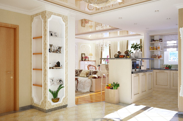 Фото из портфолио Прихожие – фотографии дизайна интерьеров на INMYROOM