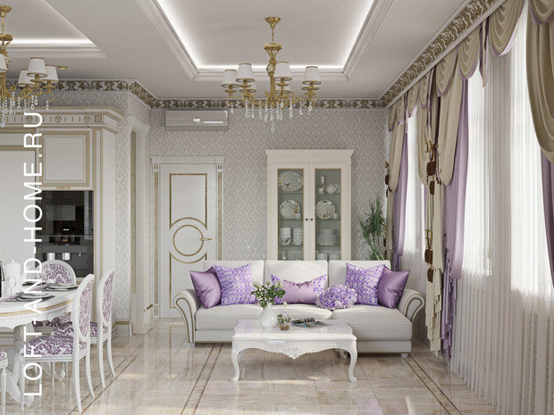 Фото из портфолио КЕМБРИДЖ, 165 КВ.М., АМПИР – фотографии дизайна интерьеров на INMYROOM