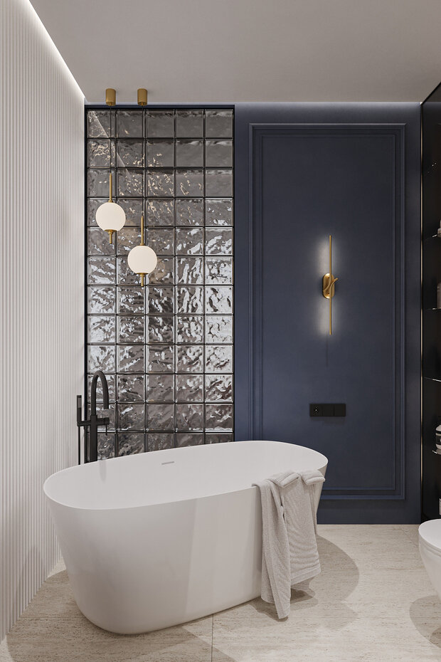 Фотография: Ванная в стиле Современный, Квартира, Студия, Проект дня, Санкт-Петербург, 40-60 метров, VizDiz, Илона Ореховская – фото на INMYROOM