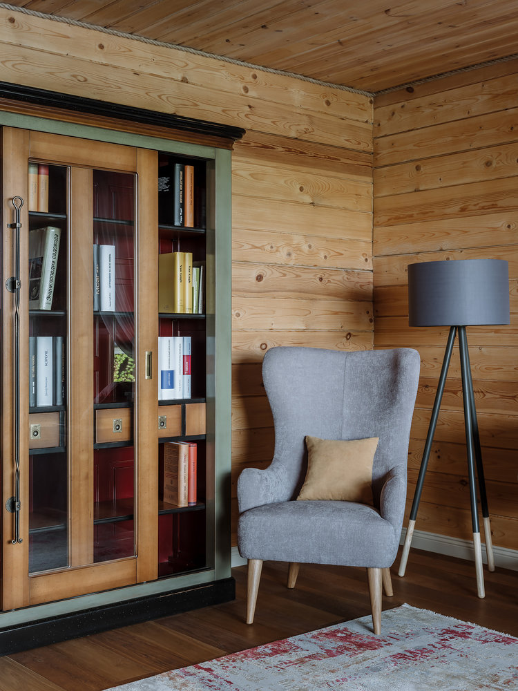 Фотография: Гостиная в стиле Современный, Эклектика, Дом, Проект недели, Дом и дача, Московская область, Истринский район, 4 и больше, Более 90 метров, Яна Ухова – фото на INMYROOM