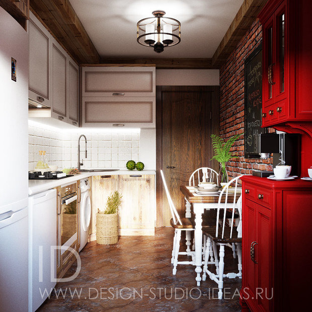 Фото из портфолио Вкусный интерьер для маленькой кухни – фотографии дизайна интерьеров на INMYROOM
