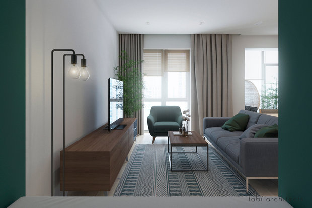 Фото из портфолио FREE APARTMENT – фотографии дизайна интерьеров на INMYROOM