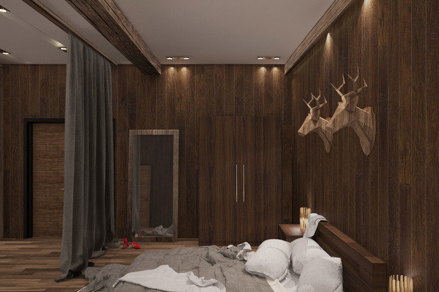 Фото из портфолио Дизайн гостевого дома (шале) – фотографии дизайна интерьеров на INMYROOM