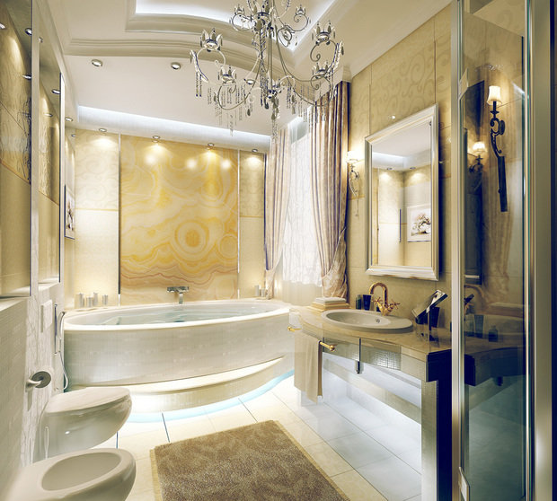 Фото из портфолио Ванная комната в классическом стиле – фотографии дизайна интерьеров на INMYROOM